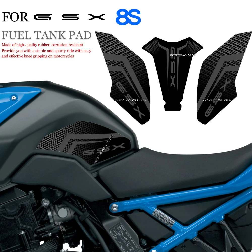 

For GSX 8S gsx 8s GSX 8s gsx 8 s Motorcycle Accessories Sticker 3D Tank pad Fuel Protector Cover