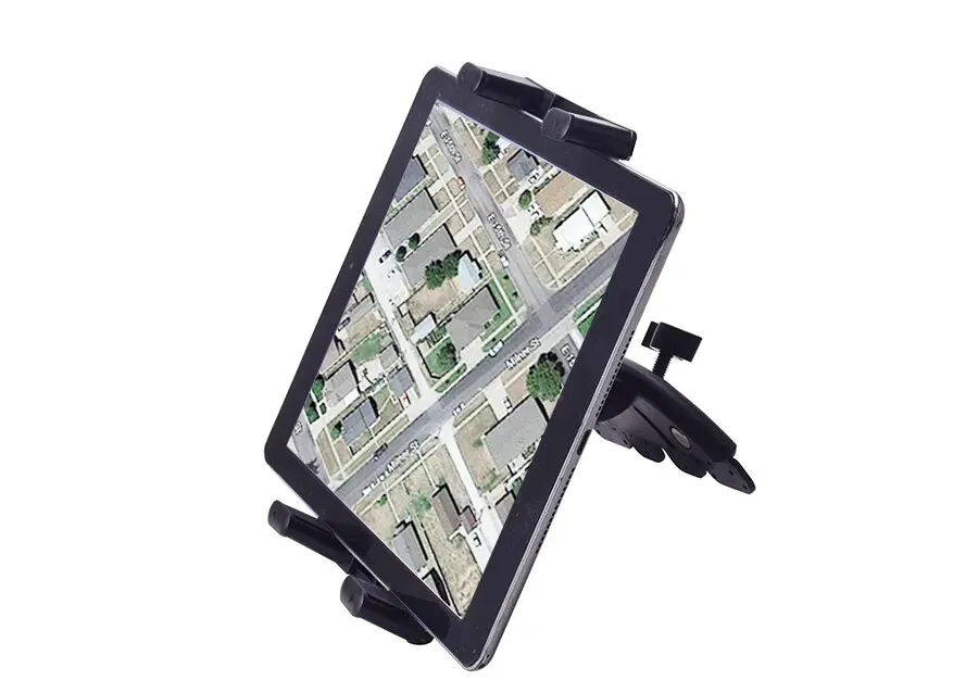 Universelle Autohalterung [2 in 1] CD-Steckplatz-Autohalterung für 7-12,4 Zoll Tablet, CD-Player-Handyhalterung für 3,5-7 Zoll Smartphone – Detail 4