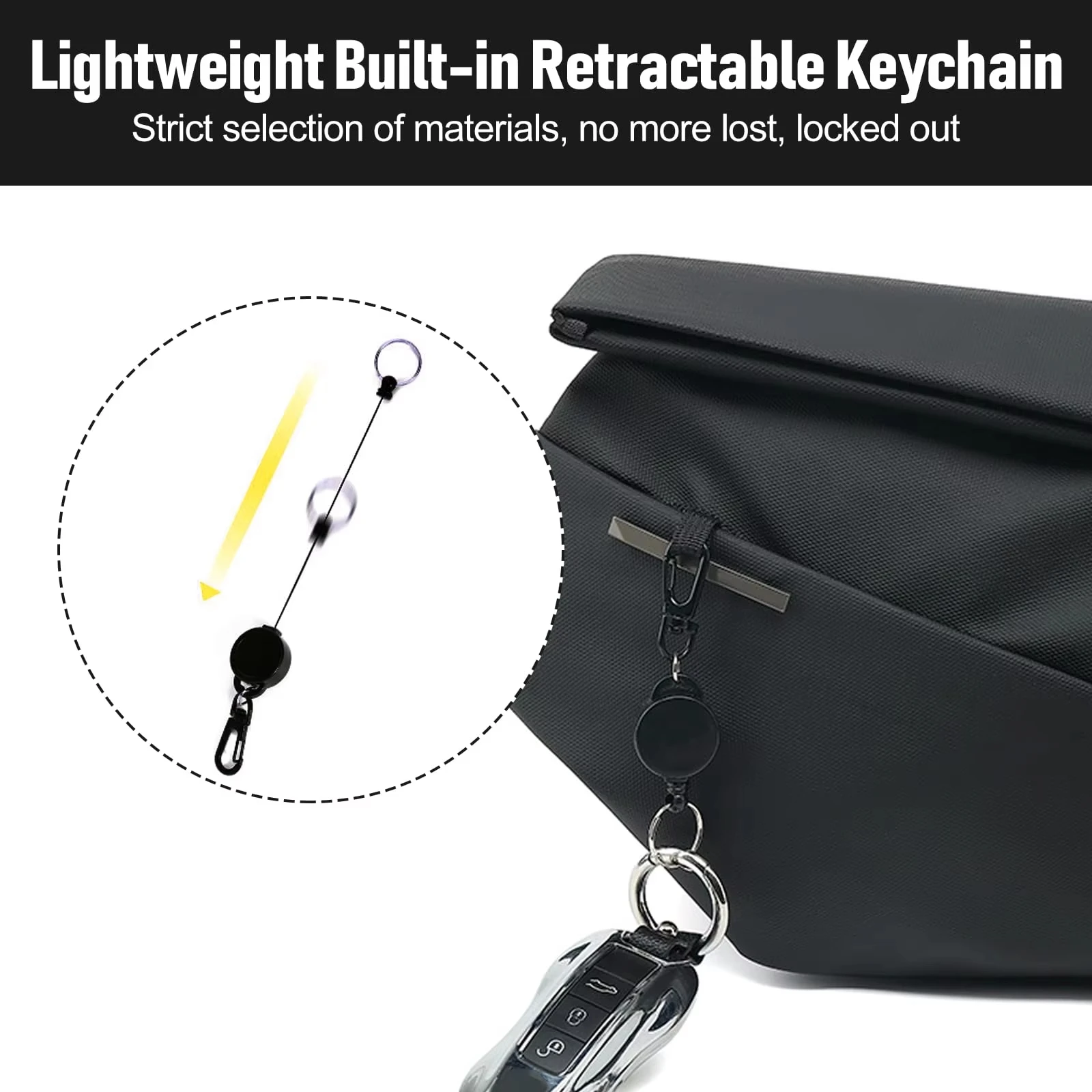 Waterproof Men's Sling Bag - Stylish Casual Crossbody Shoulder Bag for Travel & Work Essentials
