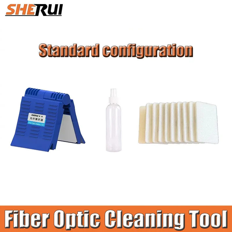 Fiber Optic Terminal Box Fiber Optic Cleaning Cotton Fiber Optic Wipes Swabs Dust Removal Cleaning Tool For Wire During Fusion Splicing