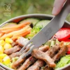 Keith Pure Titanium Soup Spoon Multi-functional Three-in-One Household Outdoor Portable Titanium Tableware 2
