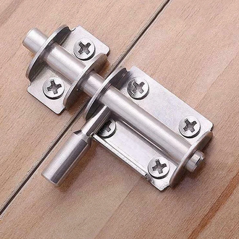 Durable Wooden Door Latch Stainless Steel Lock Hasp Anti-theft Thickening Bolt Door Latch Household Burglar-proof Hardware