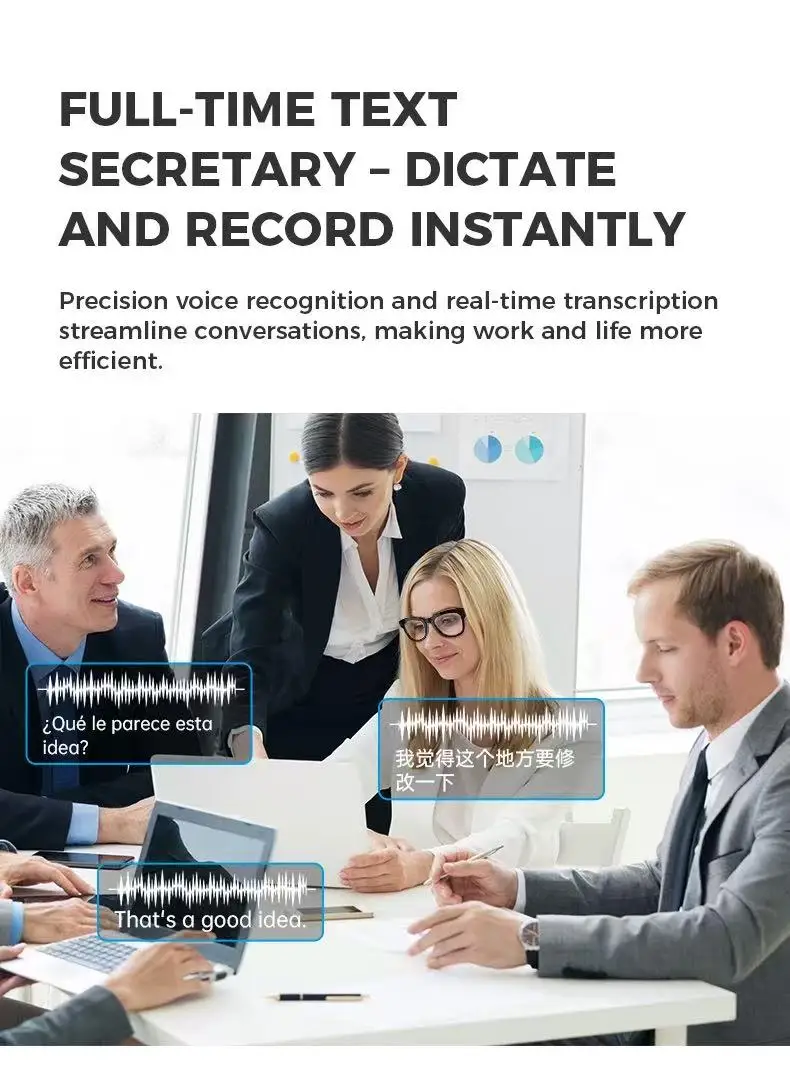 Smart Glasses AI Translation Camera