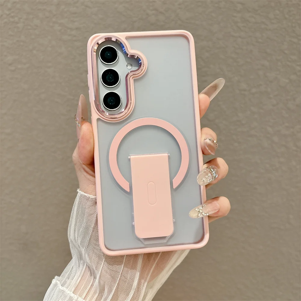 Armor Folding Magnetic Shockproof Matte Case - Durable Hard Cover