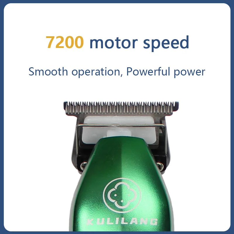 KULILANG  barber professional hair trimmer for men grooming electric beard trimmer rechargeable clipper hair cutting machine 5