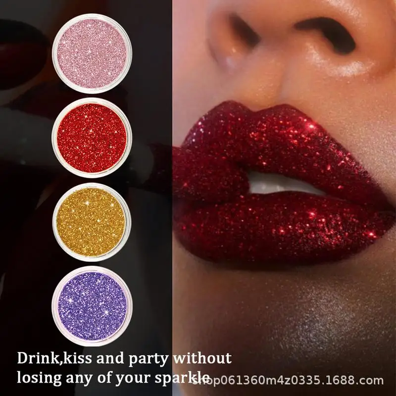 4PCS Glitter Lips Kit Water-Proof Long-Lasting Sparkle Liquid Lipstick Set  with Double End Lip Brush Lip Glitter Primer - AliExpress