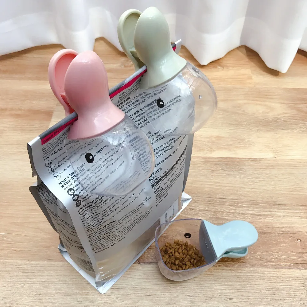 colher multifuncional para pet, colher multifuncional para cães, colher multifuncional para cachorro, colher 3 em 1, colher para ração, colher medidora de ração, mundomiauauau, miauauau