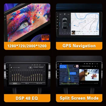 Alternative view of Android 16 Car Radio For Audi A4 B6 B7 S4 RS4 8E Seat Exeo 2002-2012 Carplay Multimedia Touch Screen Player Navigation GPS WiFi