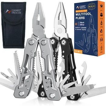 Portable Pocket Multitool 420 Stainless Steel Pliers