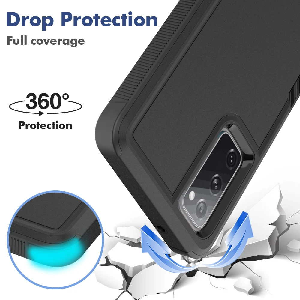 Premium Shockproof Hybrid Armor Phone Case with Dual Layer Protection