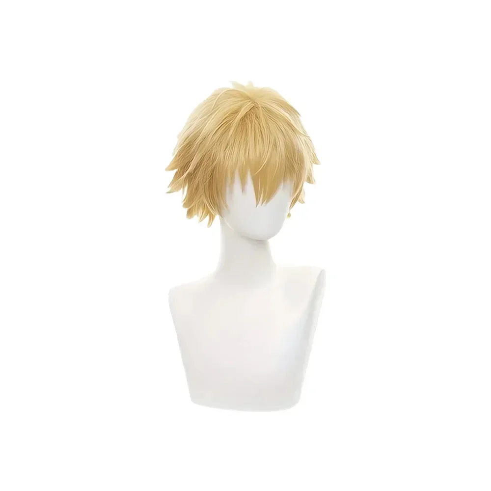 Side view of Chainsaw Man Denji Cosplay Wig