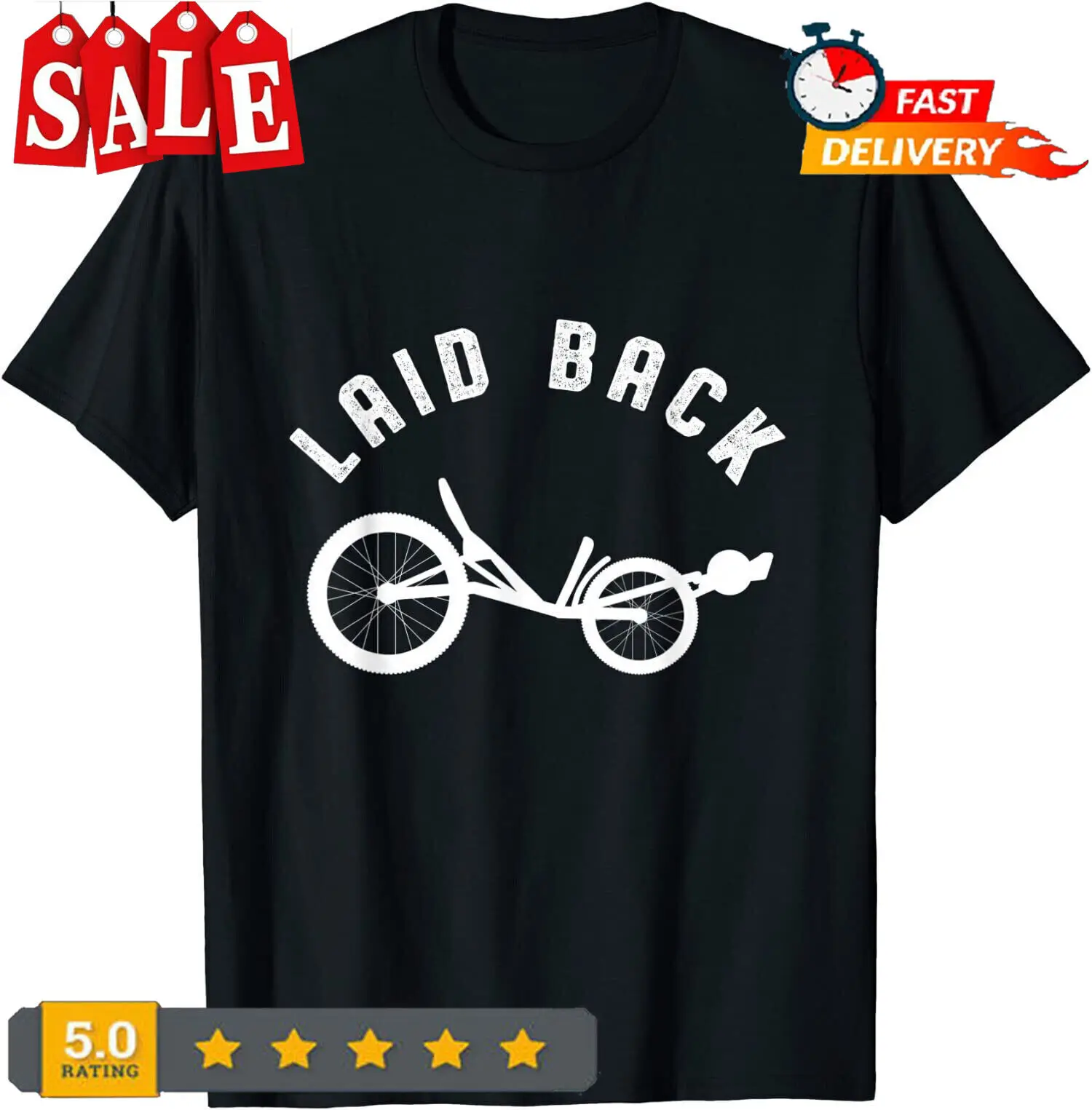 New Recumbent Trike Bike Bicycle Cyclette Gift T-Shirt S-5Xl