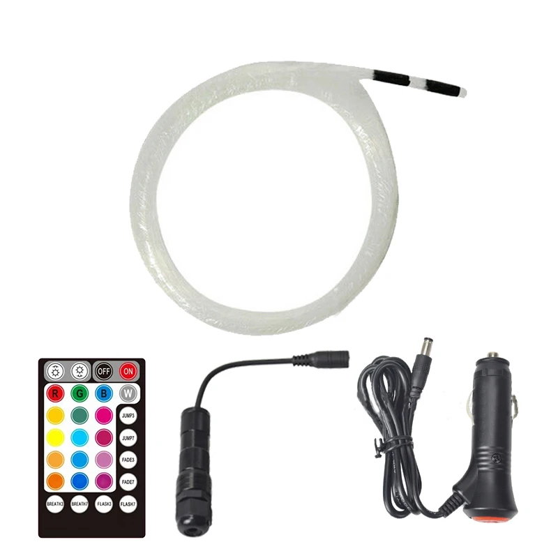 LED Fiber Optic Light RGB Fiber Optic Star Ceiling Kit DIY Starry Sky Effect Lamp Decorative Home fiber optic lamp fiber optic ceiling kit