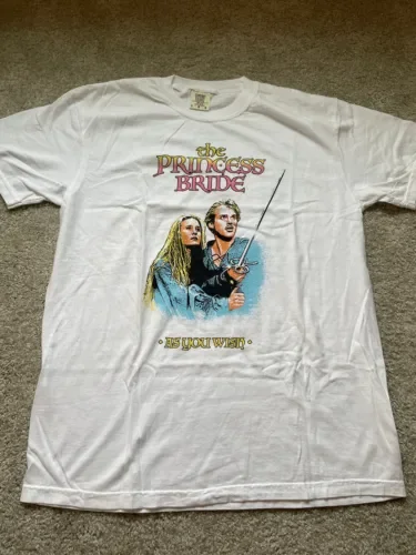 The Princess Bride 1987 Movie T Shirt Size Large Andre Giant Rob Reiner Maniche Lunghe O Corte