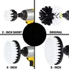 2/3.5/4/5'' Brush Attachment Set Power Scrubber Brush Car Polisher Bathroom Cleaning Kit with Extender Kitchen Cleaning Tools 2