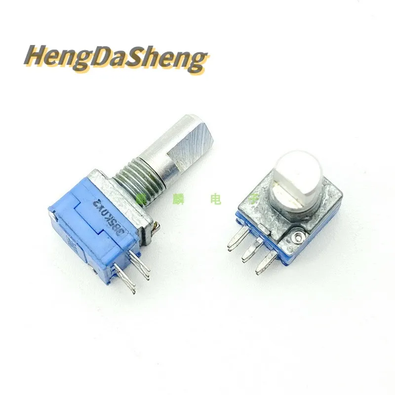 

5Pcs/Lot RK09 6-pin Dual Potentiometer B5K Power Amplifier, High And Low Volume Balance 15mm Handle