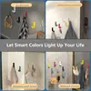 6/12/24Pcs Self Adhesive Strong Wall Hooks Towel Door Key Bag Coat Hook Holder Kitchen Bathroom Accessories Home Organizer 5