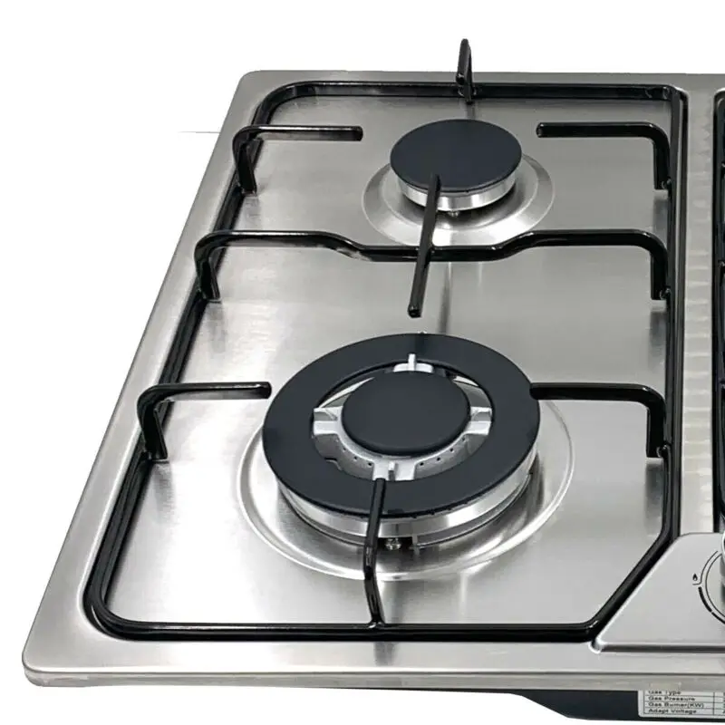 Clean Stainless Steel LPG Kitchen Portable Gas Stove LPGNG 4 Burner Gas Stove for Cooking