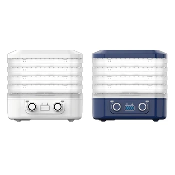 48Hours Long Lasting Thermostatic Fruit Drying Device 5 Layers Food Dehydrator Snack Herb Desiccator Temperature Adjustable 1