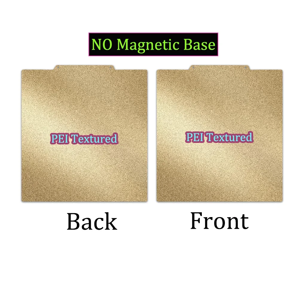 Enhanced PEI Textured Magnetic Build Plate with Spring Steel