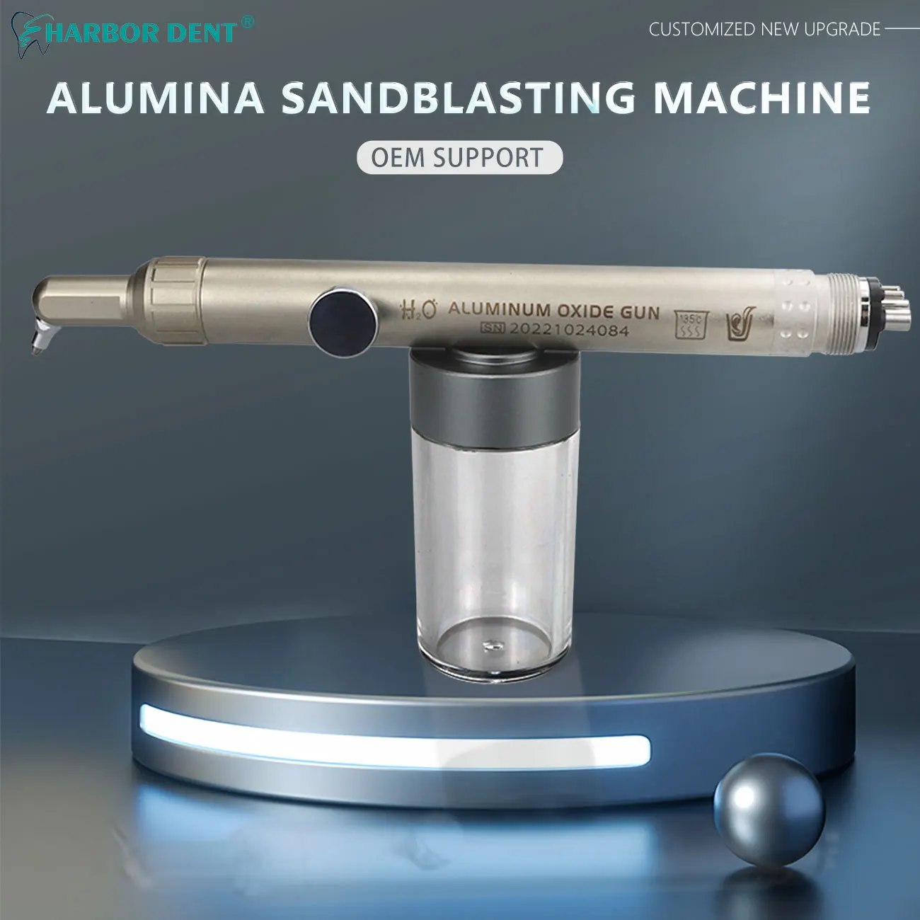 Dental Aluminum Oxide Air Abrasive Polisher Microblasting Machine Sand