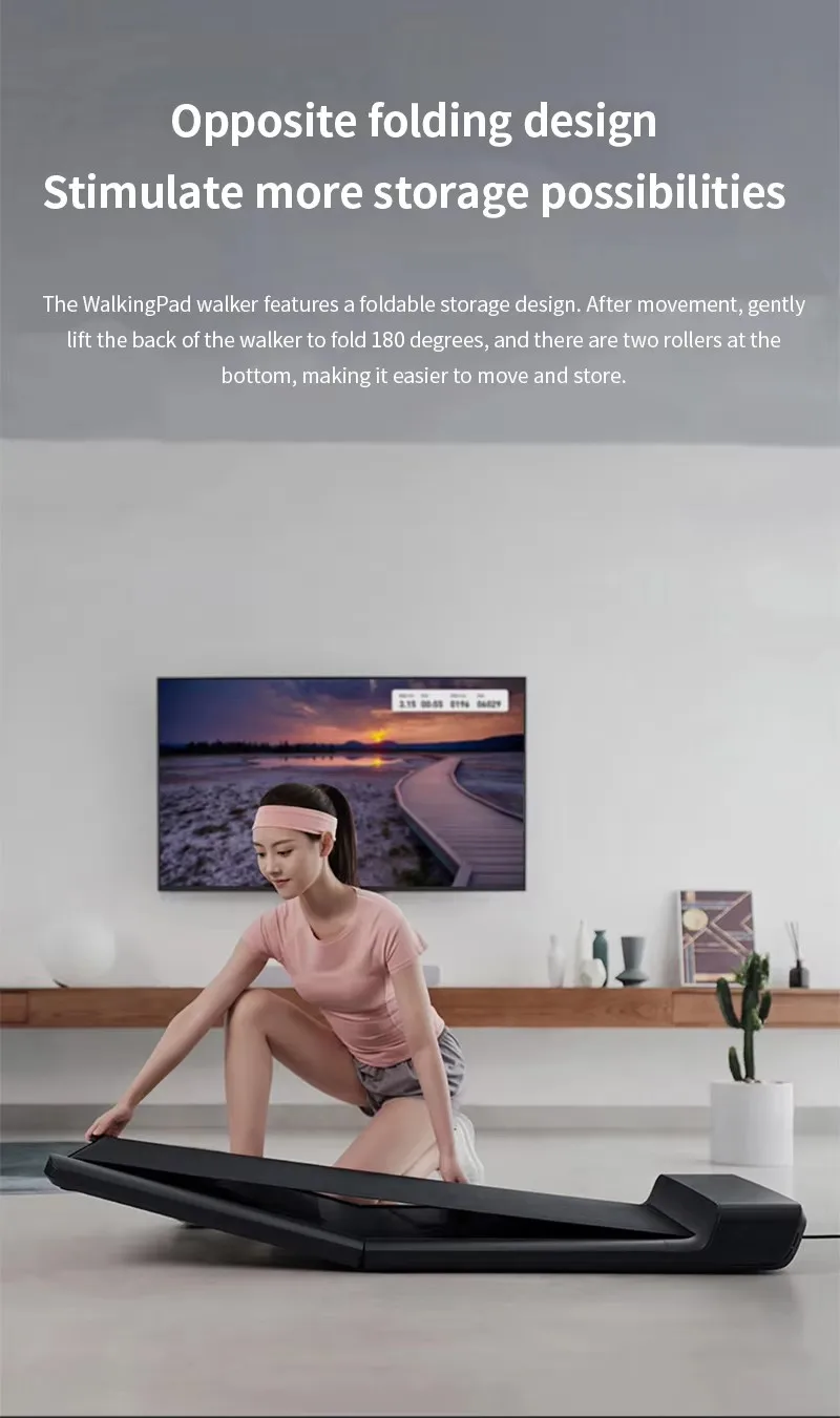 New Xiaomi Goldsmith Walking Mat Smart Electric Folding Curved Surface Application Control Treadmill Home Fitness Treadmill