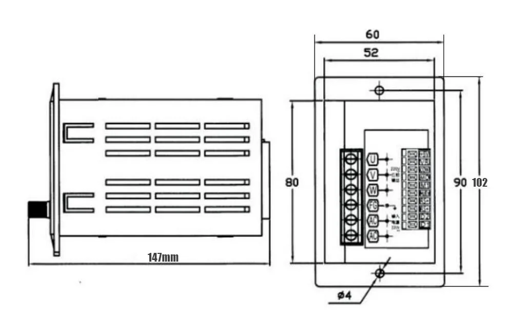 motor, inversor de frequência, VFD, 0.2KW, 0.75KW,