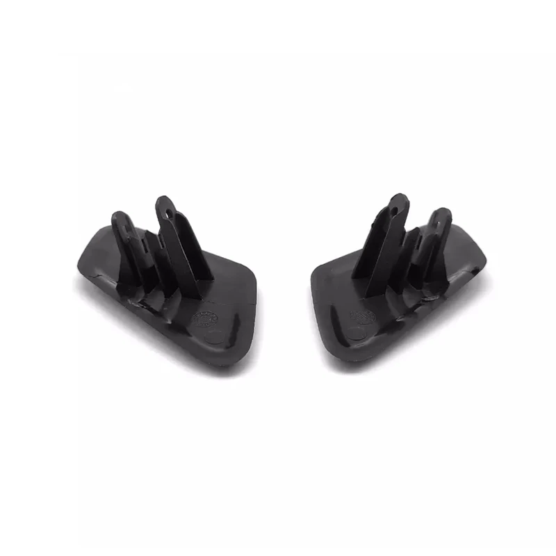 Car Front Headlight Washer Nozzle Cover Cap 1 Pair Fit For Volvo C30 2010-2013 Water Spray Cover