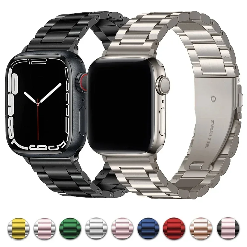 Starlight Stainless Steel Watch Band with Adjustable Metal Strap