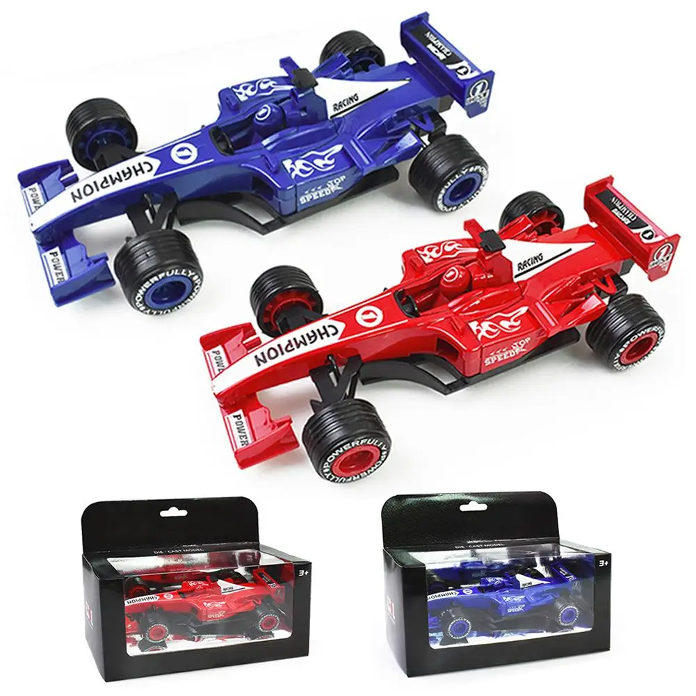 Racing Car Model F1 1:24 Scale Pull Back Cars Drop Resistant Lightweight Alloy Cars Toys For 4-6 Years Old bburago 1 24 scale alfa romeo giulietta alloy racing car alloy luxury vehicle diecast cars model toy collection gift