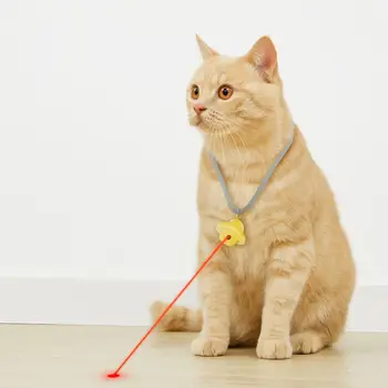 3773-ee440f.png Automatic Laser Cat Toy Bell Shaped Self Entertainment Pet Amusing Toy Bite Resistant Cat Laser Collar Pet Supplies