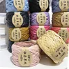 100M/Roll Washable Japanese Plant Raffia Straw Thread Hand-Woven Bag Summer Knitted Hat Hook Crochet Line DIY Eco Friendly 1