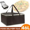 Food Pizza Delivery Insulated Bag Waterproof Camping Warmer Cold Thermal Bag Non-woven Fabric Storage Bag 3