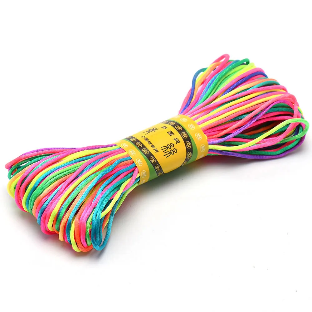 Luxurious 20M Nylon Satin Beaded Rope