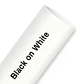 Black on White