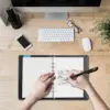 12PCS/SET Original Custom Smart Notebook Erasable Pen Ink 0.5mm Black gel pen Writing office supplies Kids Gift 2