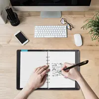 12PCS/SET Original Custom Smart Notebook Erasable Pen Ink 0.5mm Black gel pen Writing office supplies Kids Gift 2