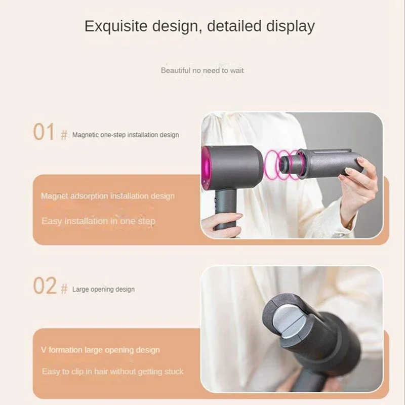 For Dyson HD01/HD02/HD03/HD04/HD08/HD15 Hair Dryer Straight Hair Nozzle Straight Board Clip Straightening Styling Tools Parts