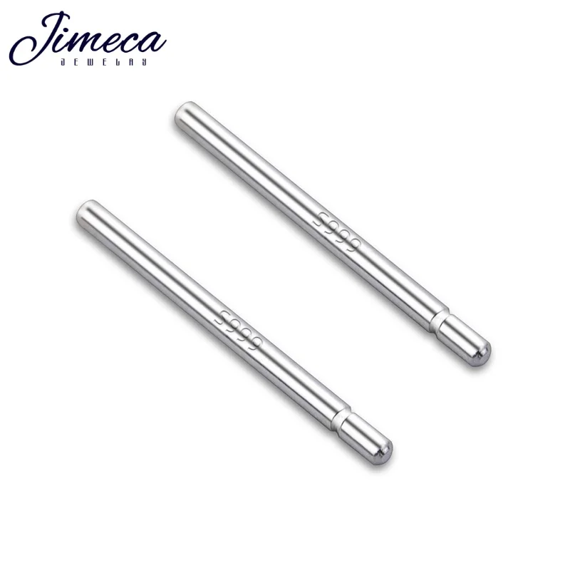 

100 pairs Premium 999 Silver earring studs Straight Hypoallergenic Ear stud piercing stick jewelry accessory for kids women men