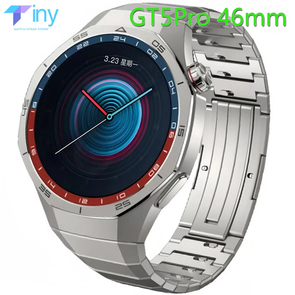 Premium Titanium Strap for Huawei Watch GT: Luxury Quick Link Metal Bracelet
