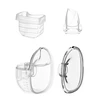 4in1 Flange & Silicone Diaphragm & Milk Collector Duckbill Valves Horn for S21 S18 Electric Replacement 1