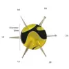 Black Nail Tools Nail Point 6 Head Point Drill Pen Nail Drill Point Nail Art Dotting Tools Dot Painting 6