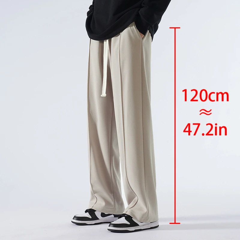 Casual Pants Sports Pants Casual Sports Pants New Summer Plus Size Men's Pants 190 Tall Men's Extra Long Version Pants Straight Leg Sports Casual