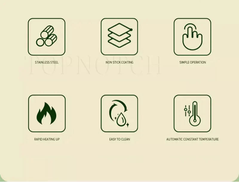 Description Picture 4 of itemCommercial Electric 25Holes Mini Dutch Pancake Maker Machine 900W Waffle Maker Dutch Poffertjes Grill Muffin Pancake Bread Make