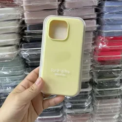 Custodia per telefono in silicone liquido premium con tatto morbido e protezione per la fotocamera