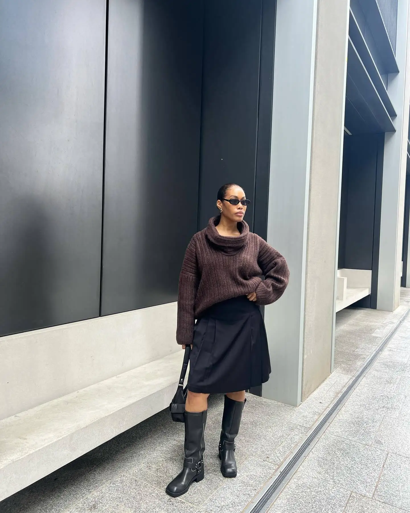 Knit Sweater Pullover For Women Loose Off-Shoulder Ribbed Long Sleeve Fashion Streetwear Knitwear Casual Autumn Sweater