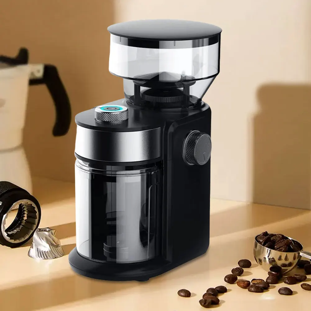 Electric Burr Coffee Grinder with 18 Grind Setting Adjustable Burr Mill Conical Burr Coffee Grinder for 2-12 Cup 4
