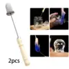 2 Pieces Cupping Torch Vacuum Cupping Rod Igniter Cupping Ignition Stick,Chinese Acupoint Stainless Steel Fire Rods Tool 1