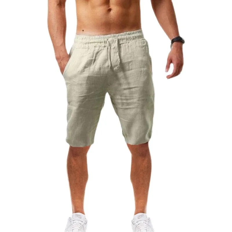 2023 Summer New Style Men's Casual Sports Cotton and Linen Comfortable Fashion Shorts Cool Shorts for Men  카고반바지 남성용