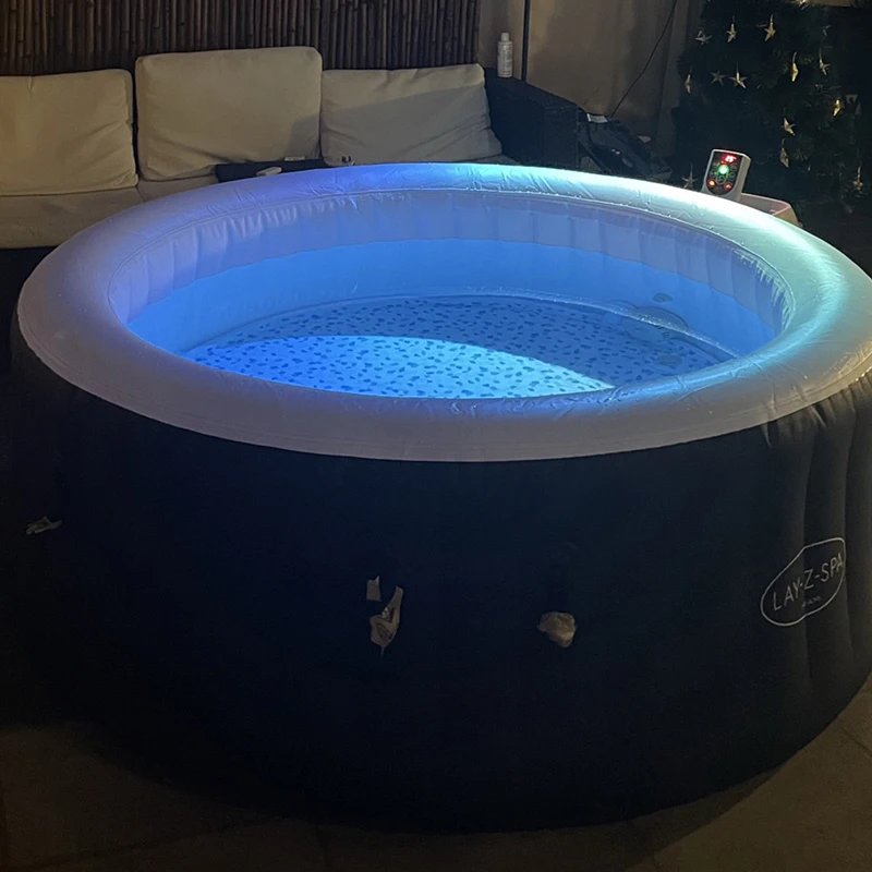 Description Picture 3 of itemModern Inflatable Bathtubs Whirlpool Outdoor Massage Constant Temperature Heating Bathtub Household Massage Bubble Whirlpools